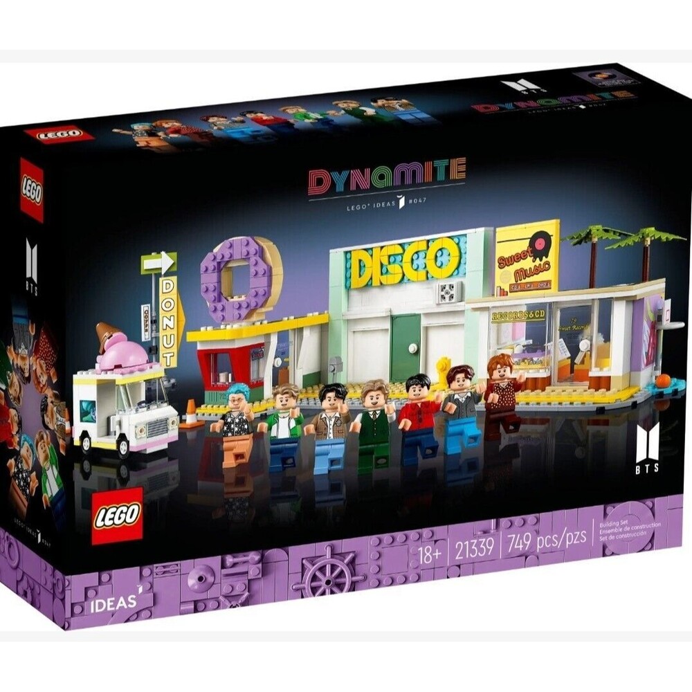 LEGO Ideas BTS Dynamite Set 21339 – 749pcs – New Sealed – 2023 First Release - Picture 3 of 16